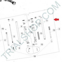 GAMBA FORCELLA SINISTRA250-300CC