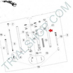 STELO SINISTRO COMPLETO125-200CC