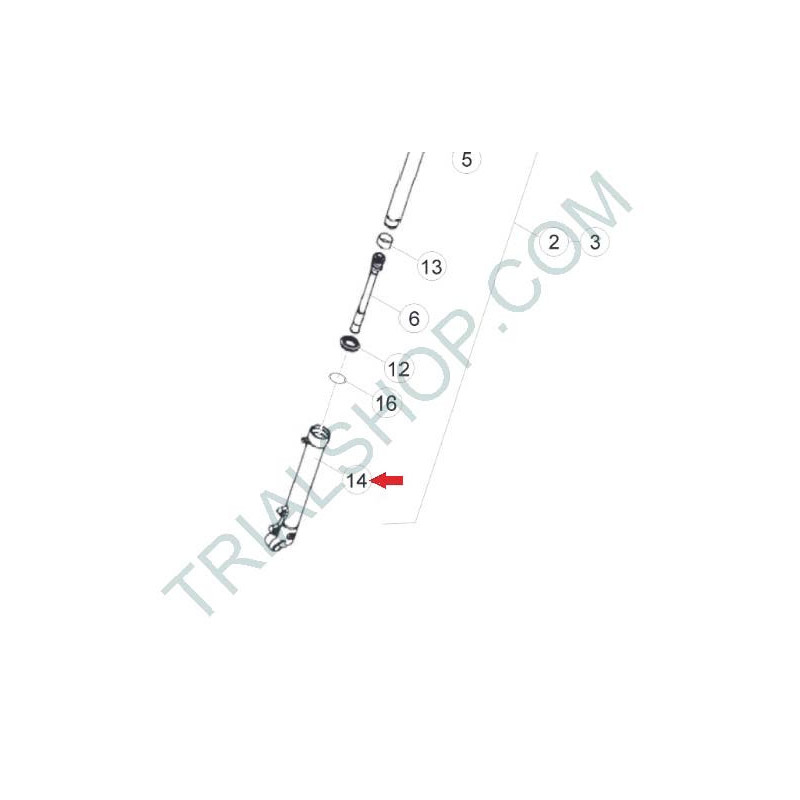 GAMBA SX FORCELLA 15.08 EVO 80