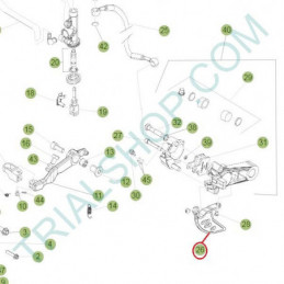Protezione disco freno posteriore Beta Evo 2T, 4T