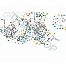 CARTER MOTORE SINISTRO COTA 4RT-4RIDE