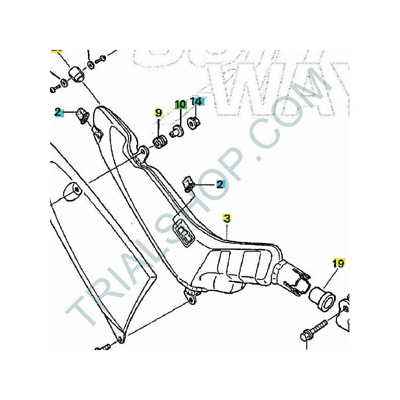 Silenziatore Montesa Cota 4RT ’05-’06