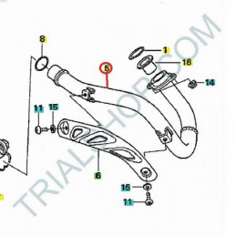 Collettore scarico Montesa Cota 4RT ’05-’06