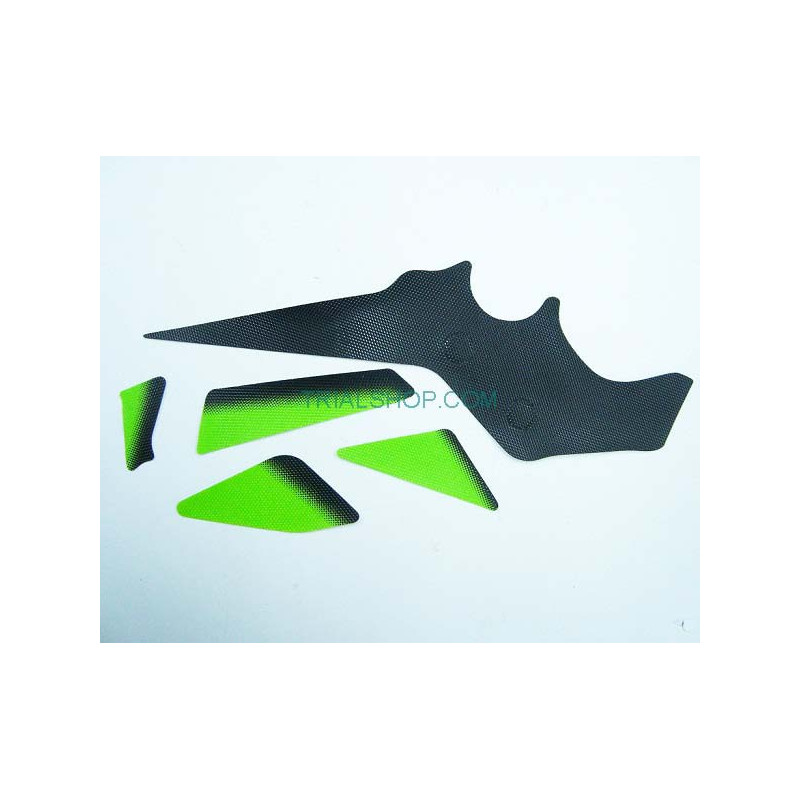 RIGHT SIDE TUBULAR FRAME STICKER SET ICE/RR 2017