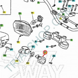 Lampeggiatore anteriore SX Montesa Cota 4RT ’05-’06