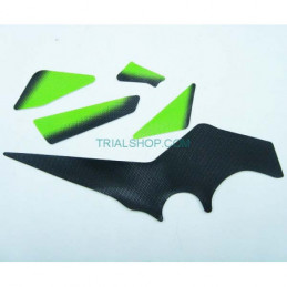 LEFT SIDE TUBULAR FRAME STICKER SET ICE/RR 2017