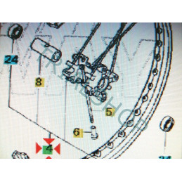 Mozzo ruota anteriore Montesa Cota 4RT Repsol ’07-’09-’12