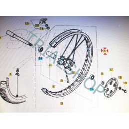 Ruota anteriore Montesa Cota 4Rt, 4Rt Racing