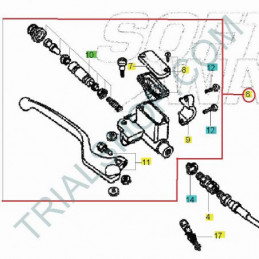 Pompa freno anteriore Montesa Cota 315 ’97-’04