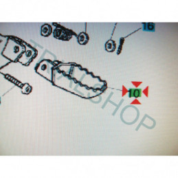 Pedana sinistra Montesa Cota 4RT, 4RT Racing