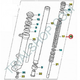 Gamba forcella SX Montesa Cota 4RT 2005