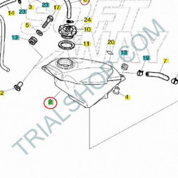 Serbatoio carburante Montesa Cota 4RT, 4RT Racing 2015