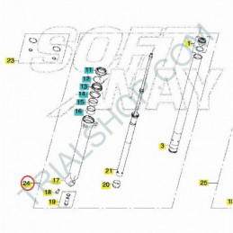 Gamba forcella DX Montesa Cota 4Ride 2016