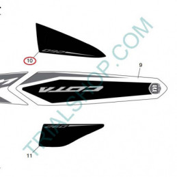Adesivo fianchetto DX Cota 4RT, 4RT Replica 2018