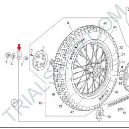 Tirante catena Sherco Factory SX