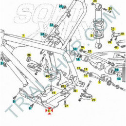 Piastra paramotore Gas Gas Txt Boy 50cc 2013