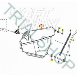 SERBATOIO CTO RANDONNE 125 4T