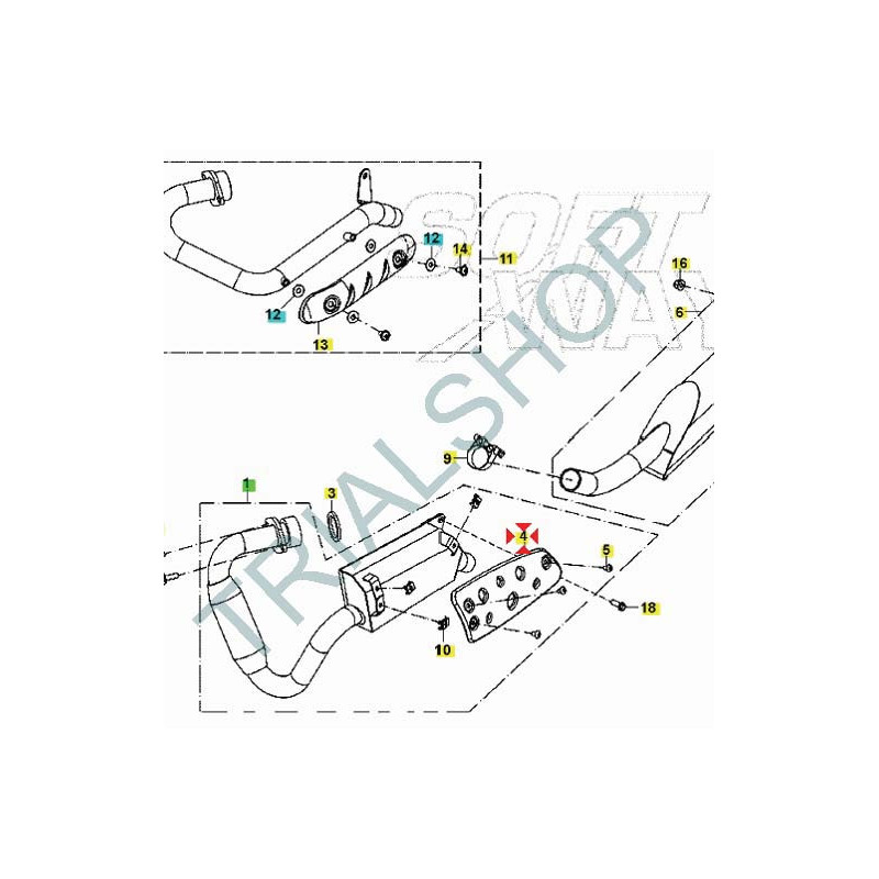 SILENZIATORE FINALE CPL PP 125 4T