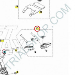 Kit pedane Gas Gas Txt G.P. 2017
