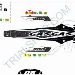 ADESIVO FORCELLONE SX PRO’06