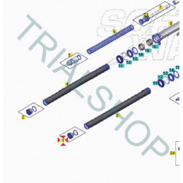 TAPPO STELO FORCELLA SX TXT RAGA ’12