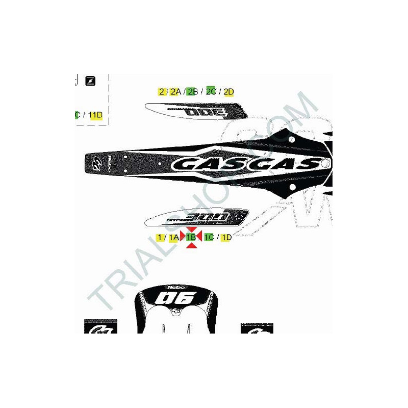 ADESIVO FORCELLONE DX 2006