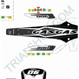 ADESIVO FORCELLONE SXT.Pro250-20