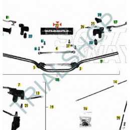 PROTEZIONE MANUBRIO TXT ’00-’01