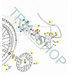 Semipinza con supporto Gas Gas TXT Rookie, Pampera, Boy