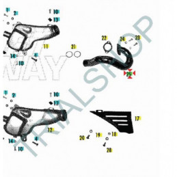 TUBO SCARICO 250-280-321 TXT 2000