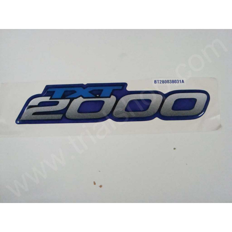 ADESIVO TXT 2000 LAT. SX BLU