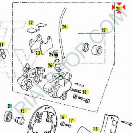 Impianto freno anteriore Gas Gas TXT 280-2002