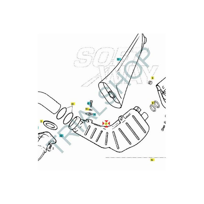 SILENZIATORE CENTRALE TXT PRO 280 ’03