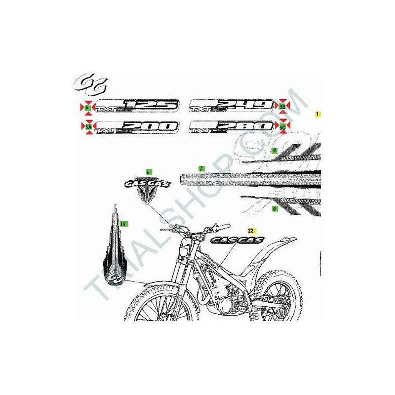ADESIVO FORCELLONE PRO ’03