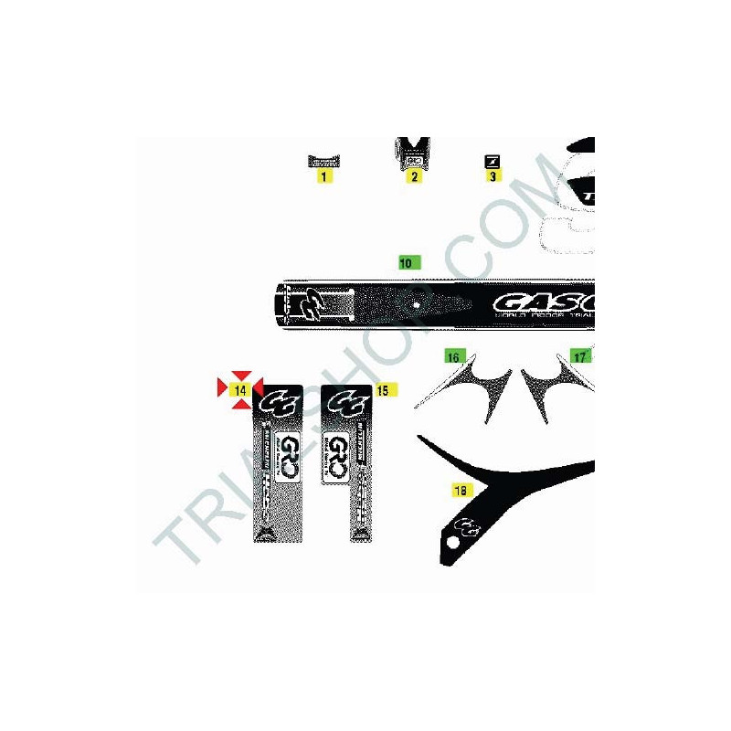 ADESIVO FORCELLA DX PRO ’04