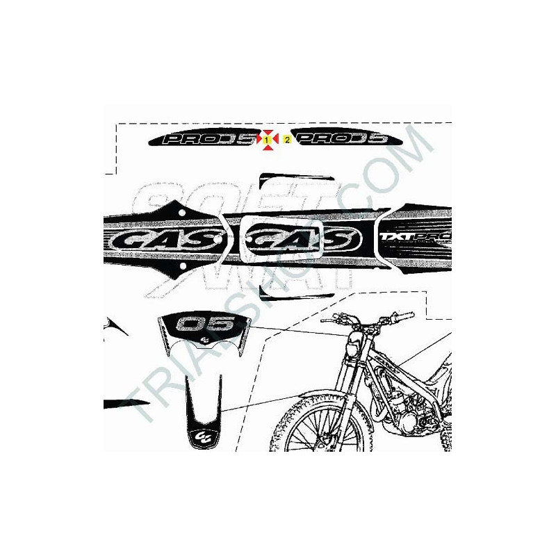 ADESIVO FORCELLONE PRO ’05